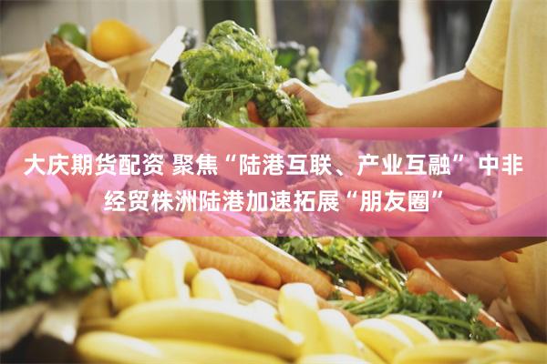 大庆期货配资 聚焦“陆港互联、产业互融” 中非经贸株洲陆港加速拓展“朋友圈”