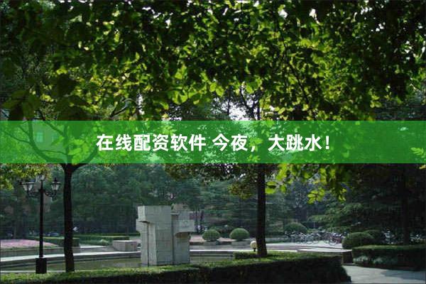 在线配资软件 今夜，大跳水！